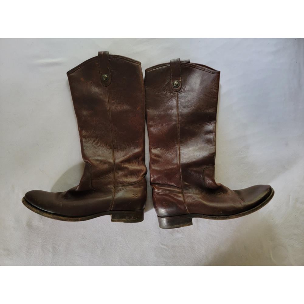 Frye Leather Boots Melissa Button Riding Boots - Size 7.5